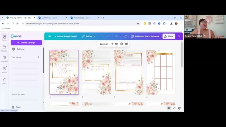 How to Create & Sell a Profitable Planner in Canva | Start Your Planner Business Today!