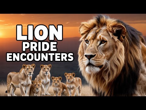 "Breathtaking Lion Pride Encounters | African Animals Safari Adventure".