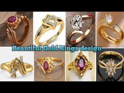 Gold Ring designs for women  || Gold ring design || 2 grams gold  rings for women || gold ring