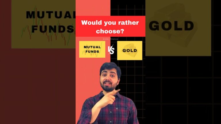 Gold Vs Mutual Funds | Where to Invest? #mutualfund #goldinvestment #shorts #investment