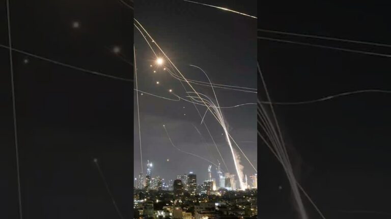 Iran Fires Barrage of Missiles at Israel