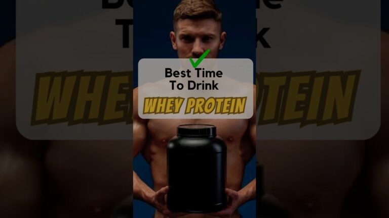 Best Time To Drink Whey Protein #fitness #gym #wheyprotein