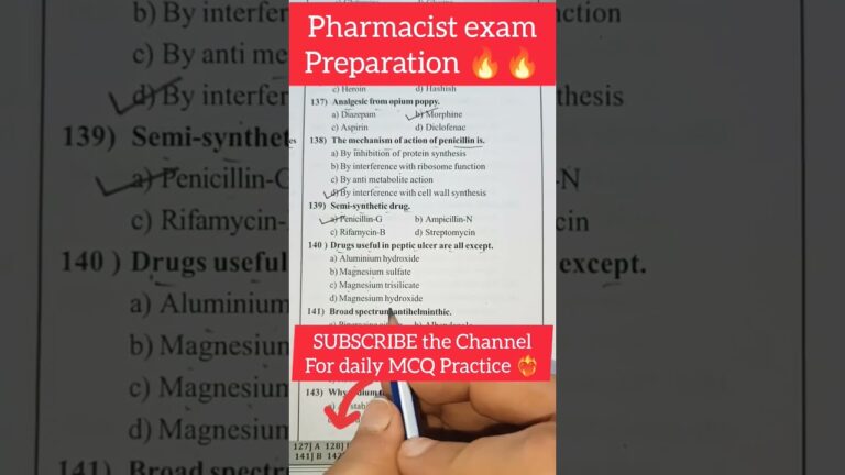 Pharmacist exam preparation #gpat  #pharmacy #pharmacology