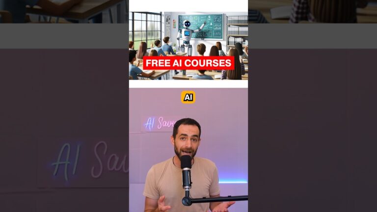 3 FREE AI Courses for Beginners!