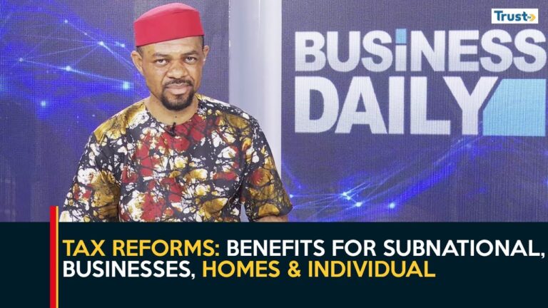 Tax Reforms: Benefits for subnational, businesses, homes & individual | Business Daily