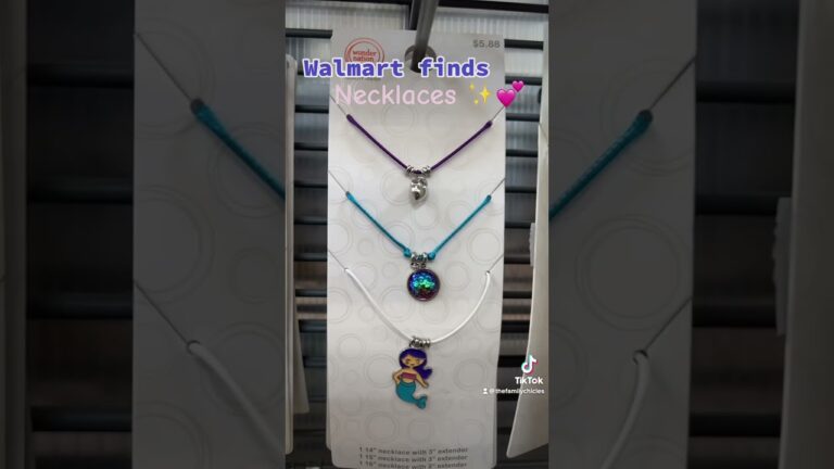 #walmart #walmartfinds #necklace #girls #fypシ