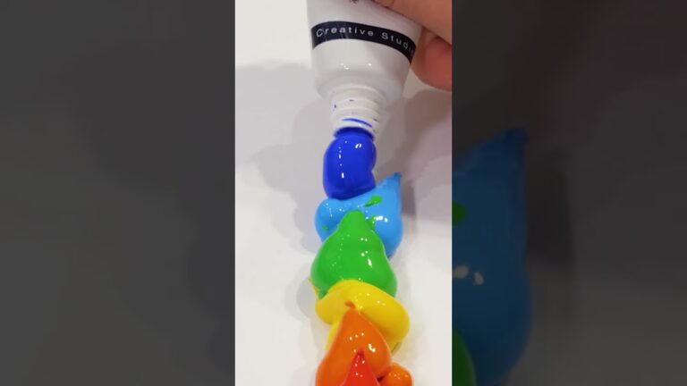 Fun gadget for Rainbow Painting 🌈🎭 A Colorful DIY for Kids!
