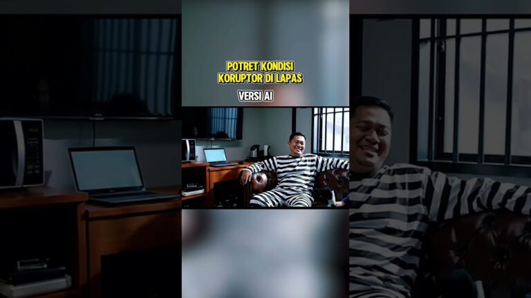 Potret kondisi koruptor di lap4s, versi AI. #shorts #news #ai #trending