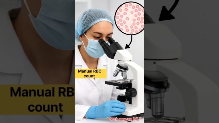 RBC manual count||Microscopy||#labtechnician #rbc #microscopy #healthcare