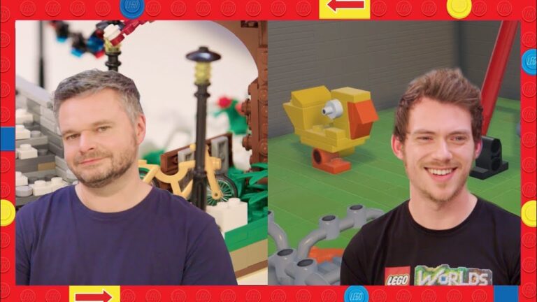 LEGO Worlds vs LEGO Bricks – City Park – LEGO Heads