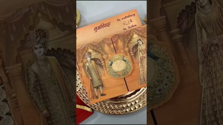 wedding cards #invitationcard #wedding #shorts #ahmedabad @FestivalCardsAhmedabad