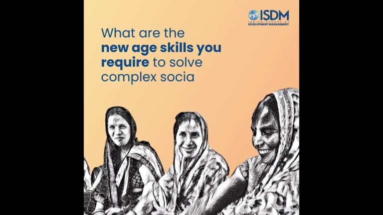 Old complex social issues require new innovative solutions | Admissions Open 2023-24 | ISDM | PGP-DM