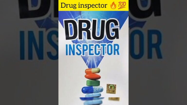 how to become a drug inspector after b pharmacy || #shorts #druginspector #youtube #youtubeshorts