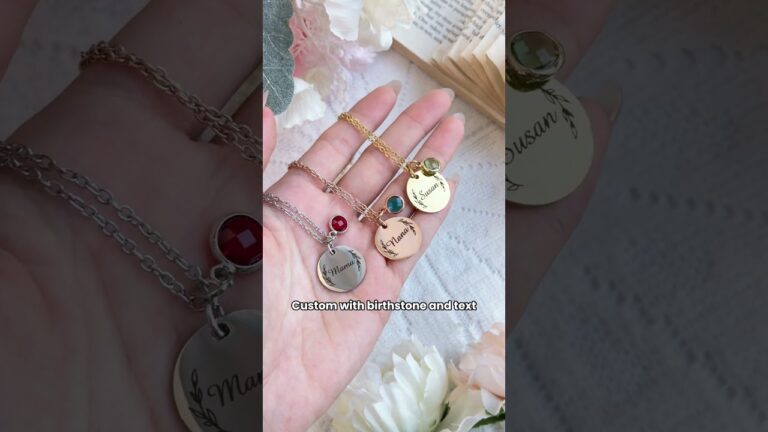 Birthday Gift For Mom Daughter Family Bridesmaid | Personalized Birthstone Necklace