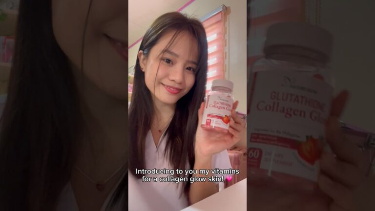 Glutathione Collagen Glow Gummy Vitamins 💗✨ #vitamin #gummybear #nurselife