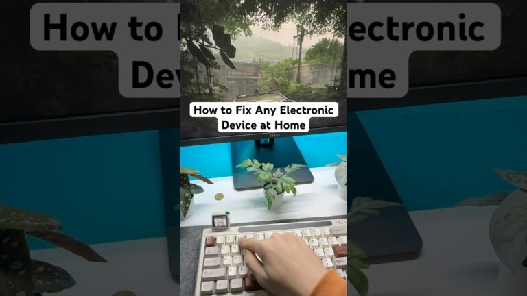 How to Fix Any Electronic Device at Home – Easy DIY Repair Guide
