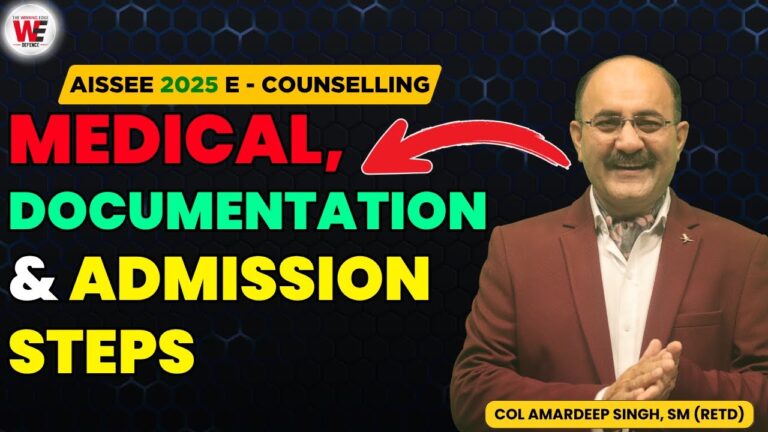 Complete Guide to AISSEE 2025 Medical, Documentation and Admission | Sainik School Admission 2025