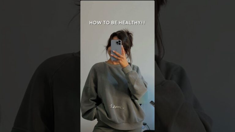 HOW TO BE HEALTHY!!🐼