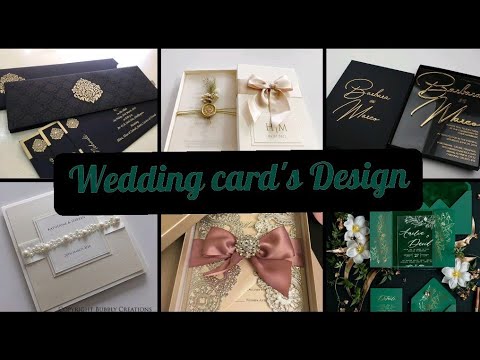 Stylish wedding invitation cards | Invitation cards ideas @coherentfashion999