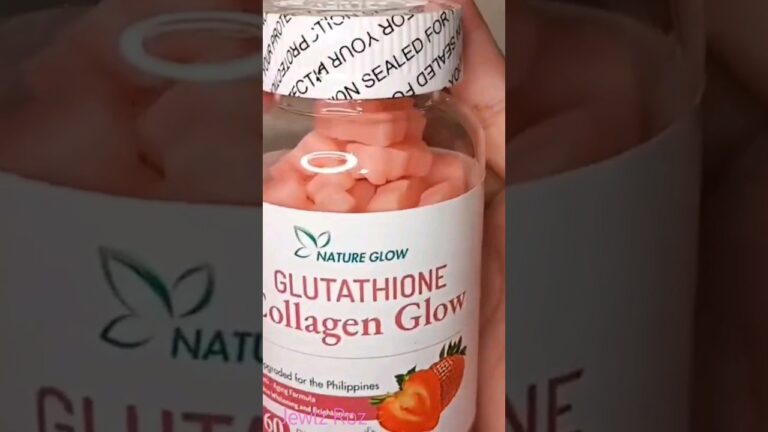 Nature Glow Glutathione Collagen Glow Organic Gummies for Younger-looking, Whiter, Brighter Skin
