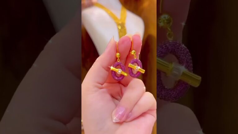 gold earrings designs 2025 for ladies#goldjewellerycollection