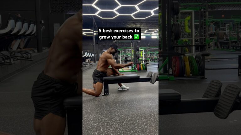 5 best exercises to grow your back #backworkout #workout #fitness #gym #shorts #viralshorts