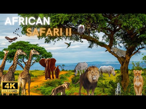 Stunning African Safari Adventure: Witness Wildlife in 4K with Mesmerizing African Music!