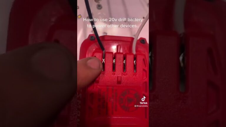 How to use 20v drill battery to power other devices.. #bigbeebaby