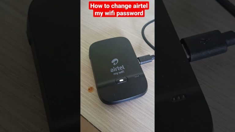 change airtel my wifi device wifi password #shorts