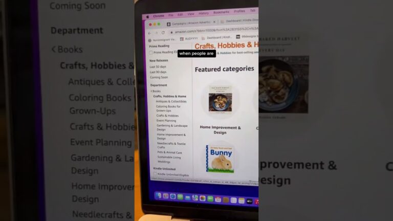 The TOP niche to self publish in as a beginner on Amazon KDP!