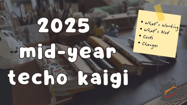 6 months & over $9,000 dollars later | My First Techo Kaigi Planner & Journal Review | Mid-Year 2025