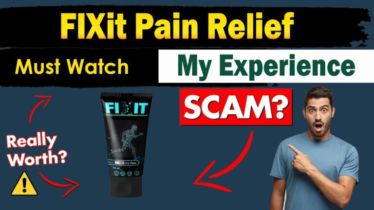 FIXit Pain Relief Review – Does it Work Or A Scam? 5 Major Red Flags🚩