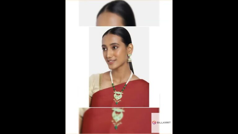 Womens Rose Gold Plated Alloy Necklace amp Earings Set Green