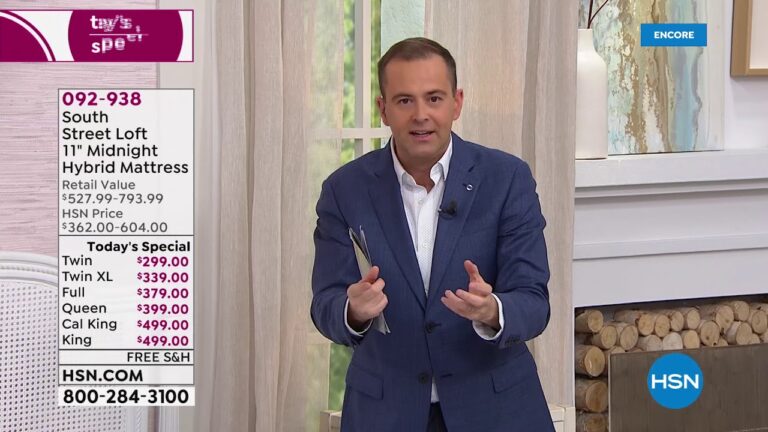 HSN | Sleep Solutions featuring South Street Loft Mattresses 02.02.2020 – 05 AM
