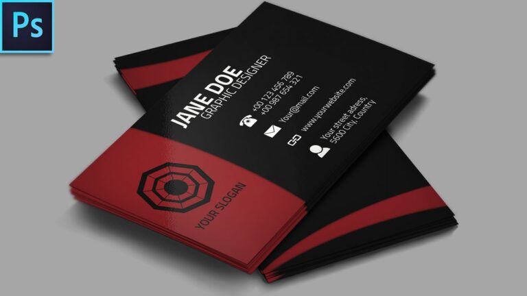 Cool Creative Business Card + PSD – Photoshop Tutorial