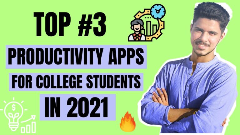 Top #3 Productivity Apps for a college student | Become productive ninja in 2021 | College | Life