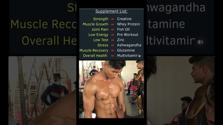 Top 8 Supplements Every Gym Beginner Needs 💪🔥