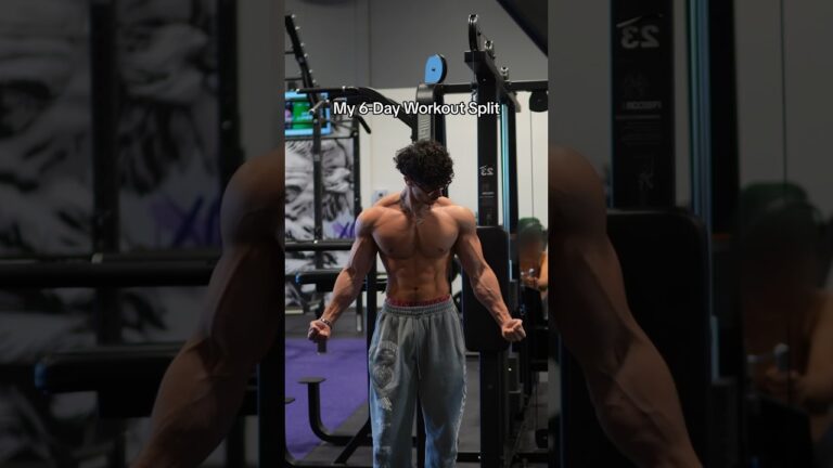 My 6-Day Workout Split 🦾