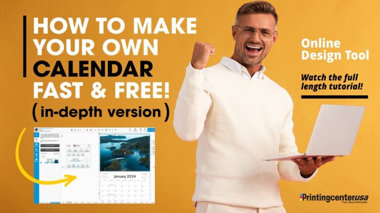Master Calendar 📅 Creation with Our FREE Design Software: Full Tutorial 🚀🖌️