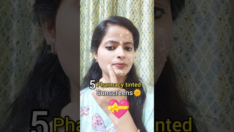 5 Pharmacy Tinted Sunscreens 🌞 #PharmacySunscreens #skincare #shorts #shortvideos @MamtaJadaun