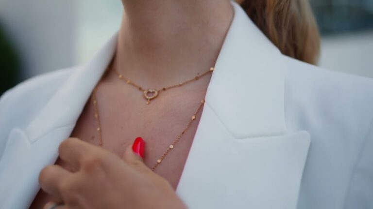 📿 Elegant Gold Plated Necklace for Women | Skin Attire