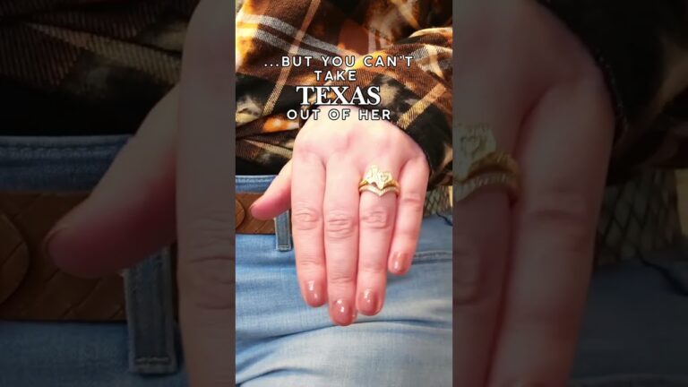 "Heart Of Texas" Topaz & Diamond Women's Ring