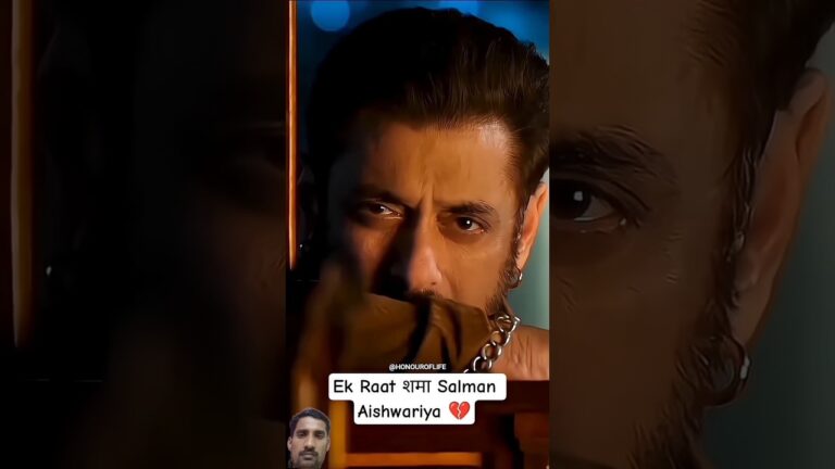 Ek Raat Ki Shama Salman Aishwarya 💘💔🔥 #salmankhan #salman #aishwarya #bollywood #shorts #trending