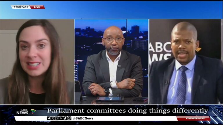 Noticeable shift inside South Africa's Parliament