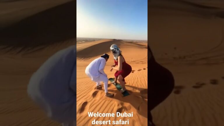 welcome Dubai desert safari eagle tour 🦅