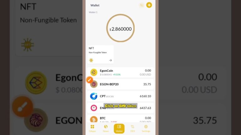 How to Withdraw Egon Inu (ENU) Token to Cryptokara wallet