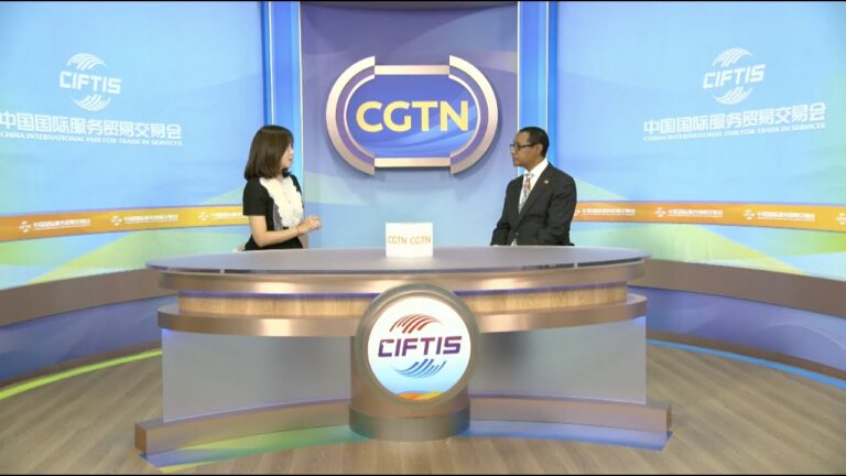 Ethiopian ambassador talks about trade ties with China at International Fair for Trade in Services