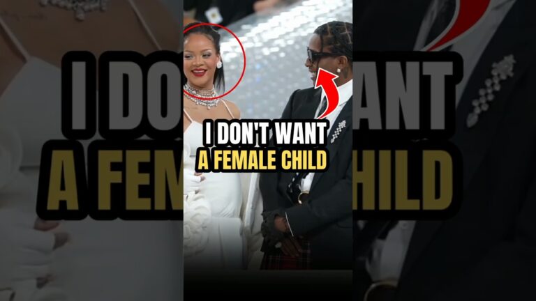 Rihanna reveals why she has no female child #celebrity #celebritynews #shortsfeed #shorts #fy #rap