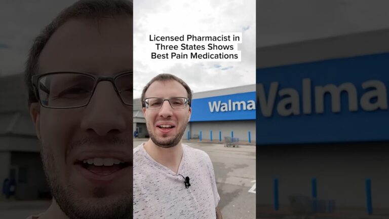 Licensed pharmacist reviews the best pain relief Medication!