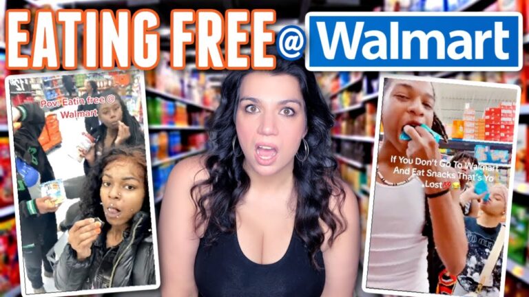 Shocking Walmart Trend: Eating Inside for Free and Bragging on Social Media